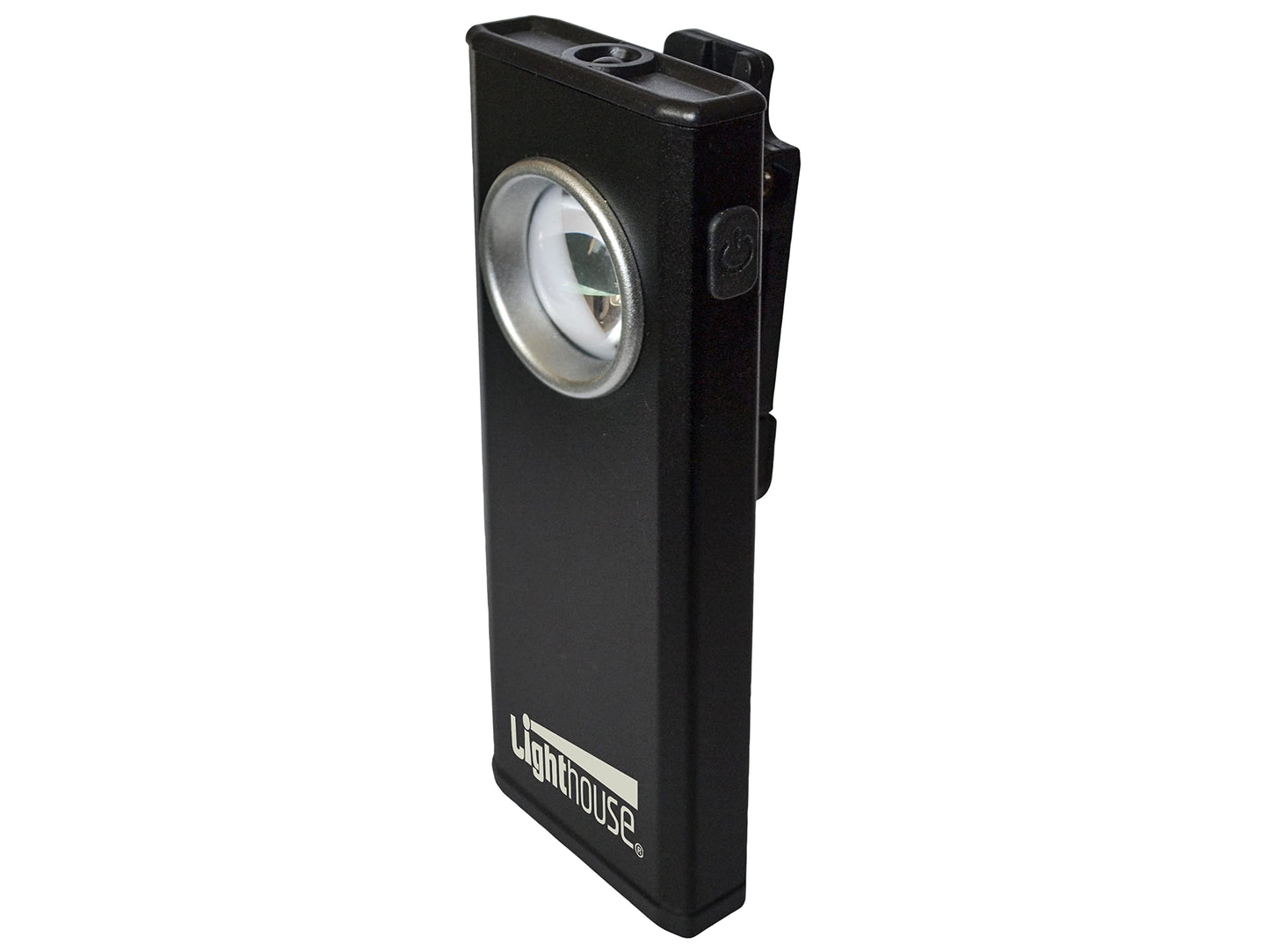 Lighthouse Torches L/HEM10BLKR Rechargable LED Mini Lamp 500Lm with up to 10 hr Run time, Black