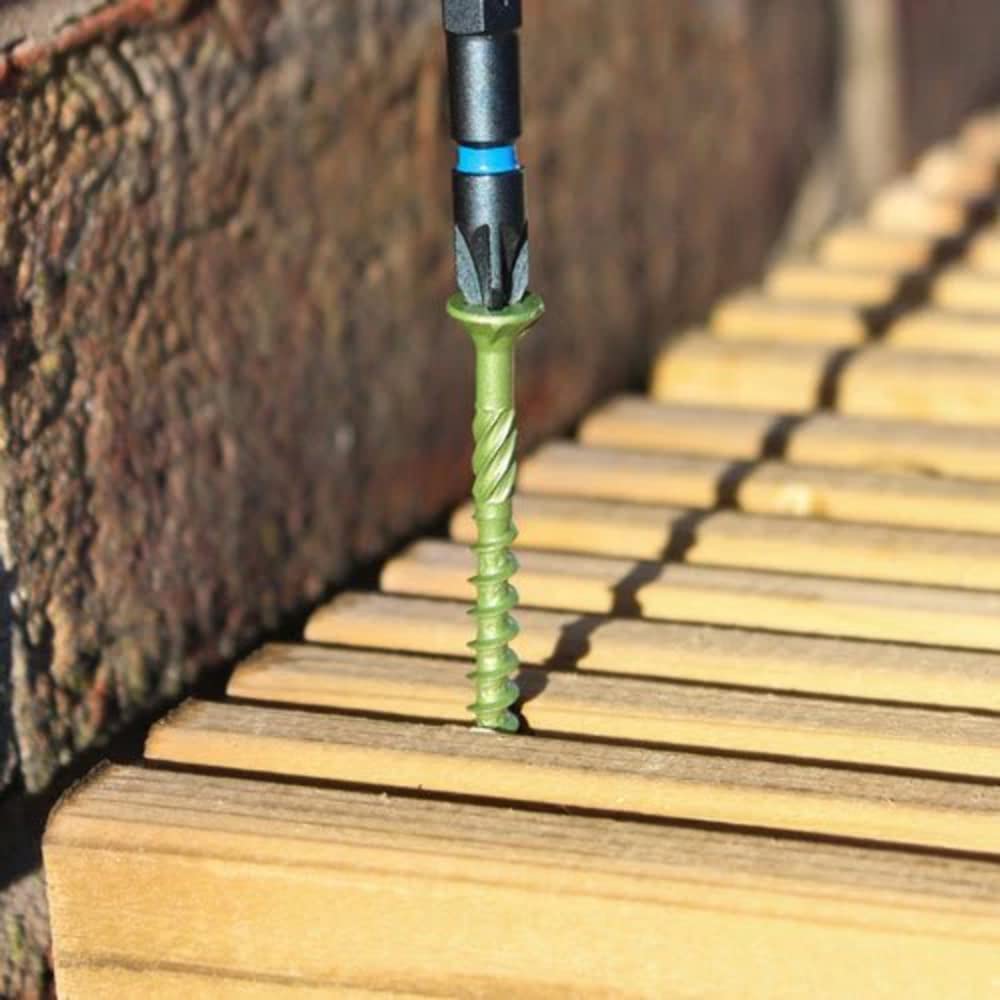 TIMCO Classic Decking Screws - 4.5 x 70 - Exterior - Green - Box of 200
