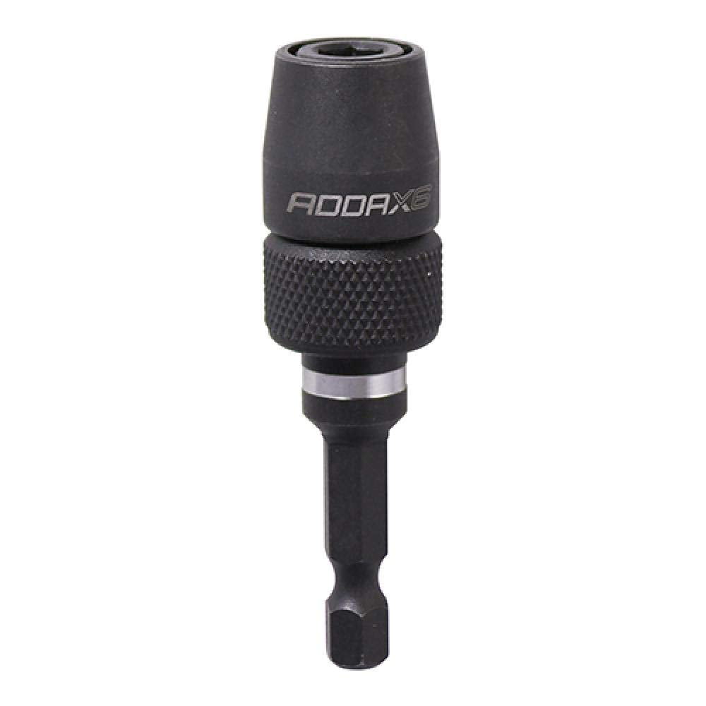 PACK OF 1 x ADDAX (X6) IMPACT 65mm QUICK RELEASE 1/4" CHUCK ADAPTOR FOR IMPACT DRIVERS BITS