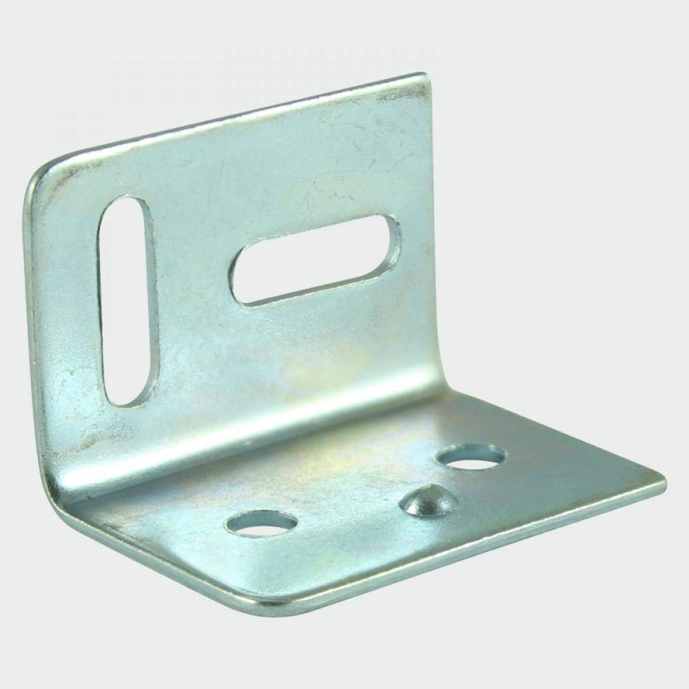 TIMCO 38mm Stretcher Plate - 38 x 25 x 29mm - Zinc - Box of 100