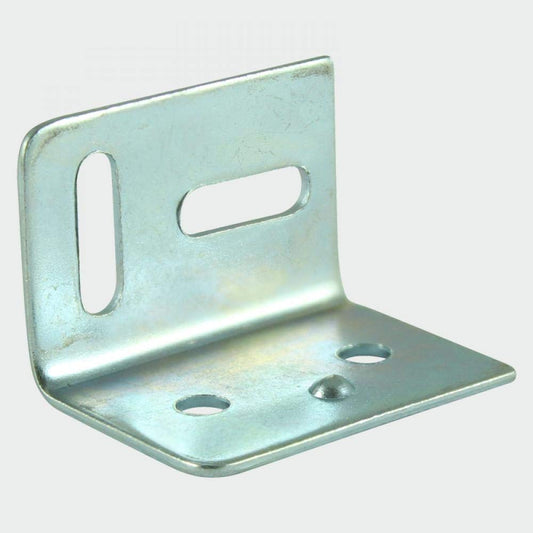TIMCO 38mm Stretcher Plate - 38 x 25 x 29mm - Zinc - Box of 100