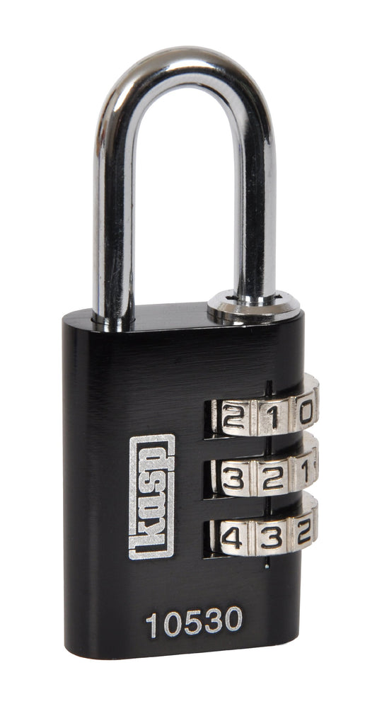 Kasp K10520BLAD 105 Series Aluminium Combination Padlock - Black