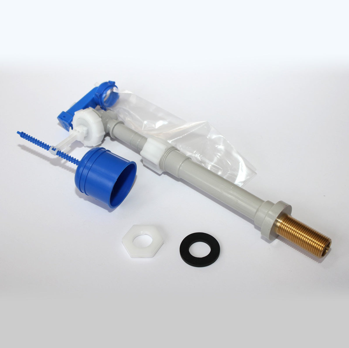 Thomas Dudley Hydroflo Bottom Entry Adjustable 1/2 inch 15mm Brass Inlet Float Valve 324302, Multi-Colour