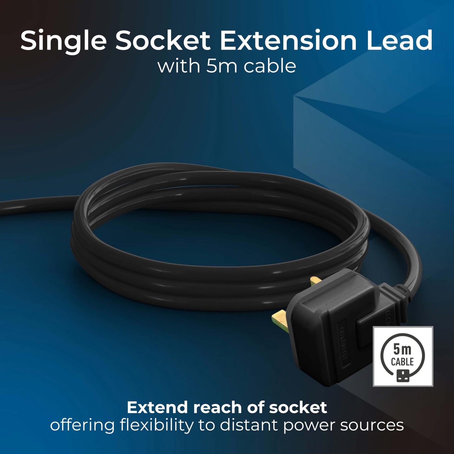 Masterplug Socket Extension Lead
