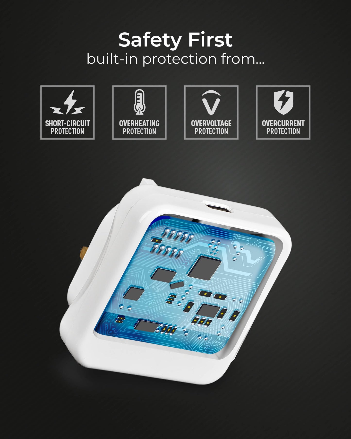 Masterplug Super-Fast USB Charging Plug
