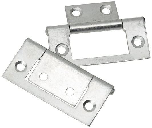 TIMCO Flush Hinges (105) Steel Silver - 50 x 38.5