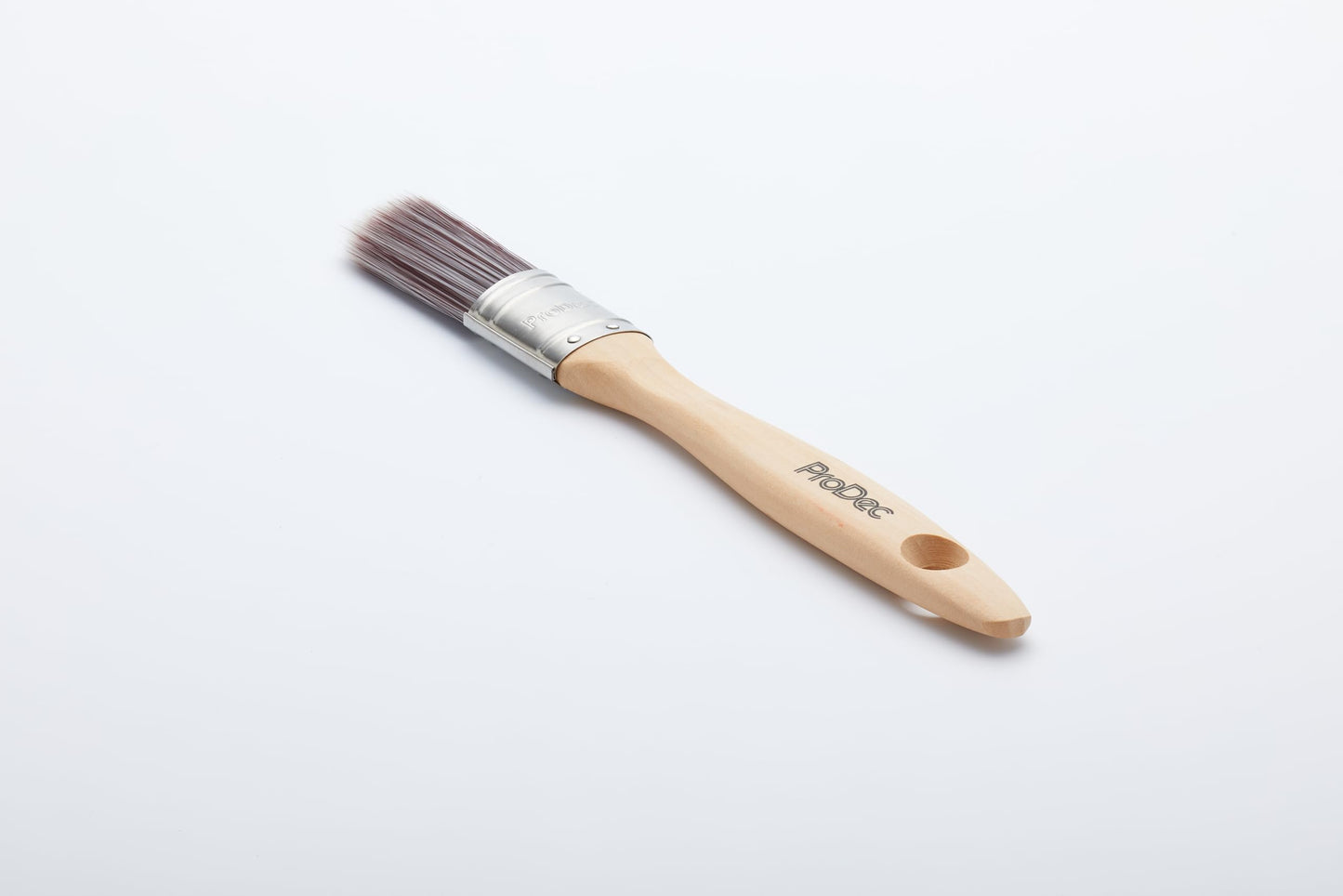 ProDec 1 inch Premier Angle Oval Trade Professional Synthetic Paint Brush for a Smooth Finish Painting with Emulsion, Gloss and Satin Paints on Walls, Ceilings, Wood and Metal, 1" 25mm