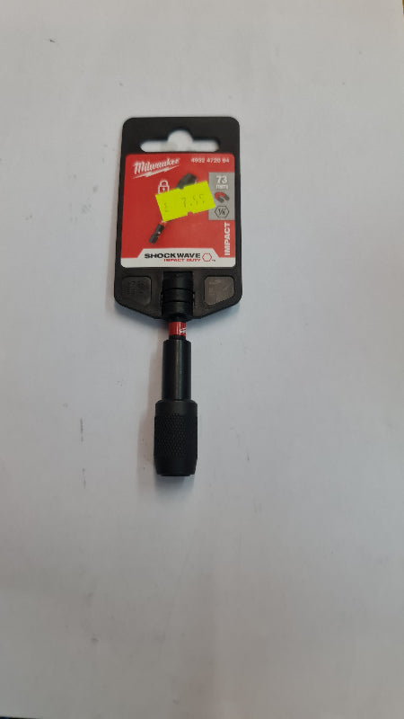 Milwaukee shockwave impact locking bit holder 73mm