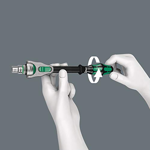 Wera 8100 SA 6 Zyklop Speed 1/4" Multi-function Ratchet & Socket Set, Metric, 28pc, 05004016001