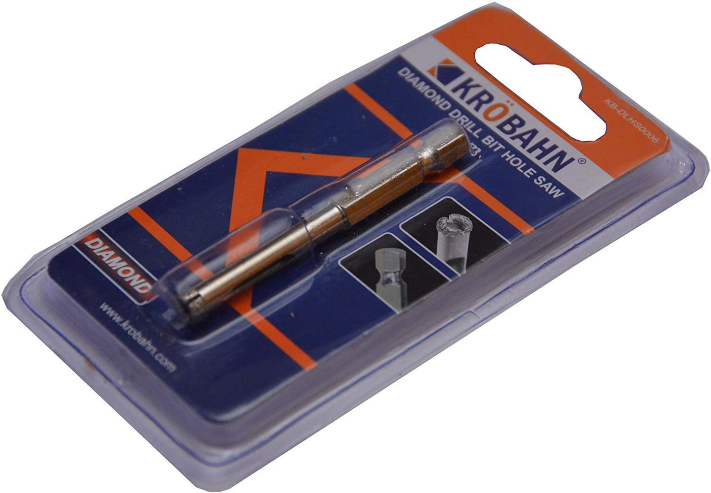 Krobahn Diamond Drill Bit Hole Saw 8mm