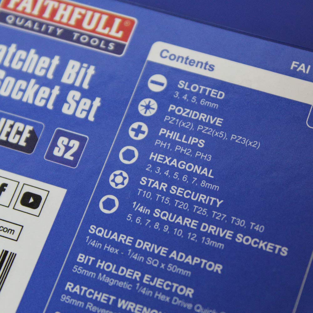 Faithfull FAISBSET42 Bits & Holders