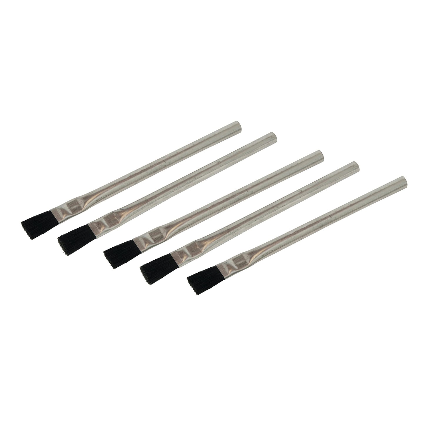 Silverline 105878 Pinsel-Set für Lötflussmittel, 5 Stück.