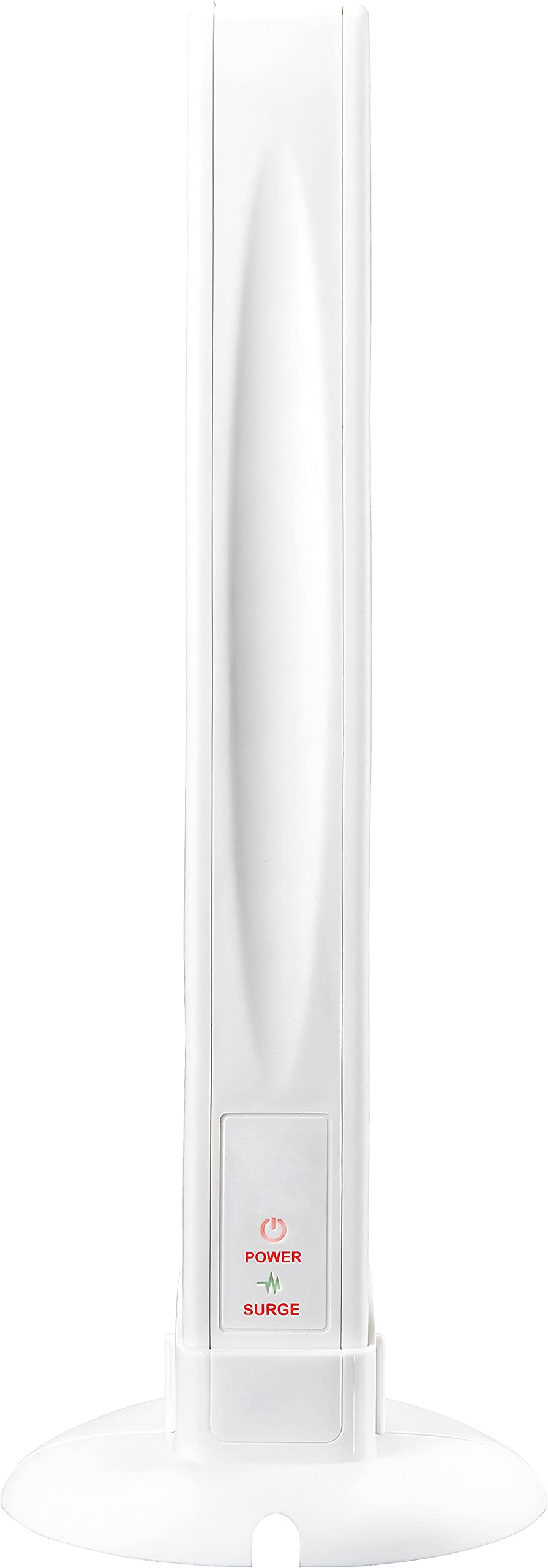 Masterplug Srgtow10110 10-Gang Power Tower Surge Protected Socket with 1 m Extension Lead in White