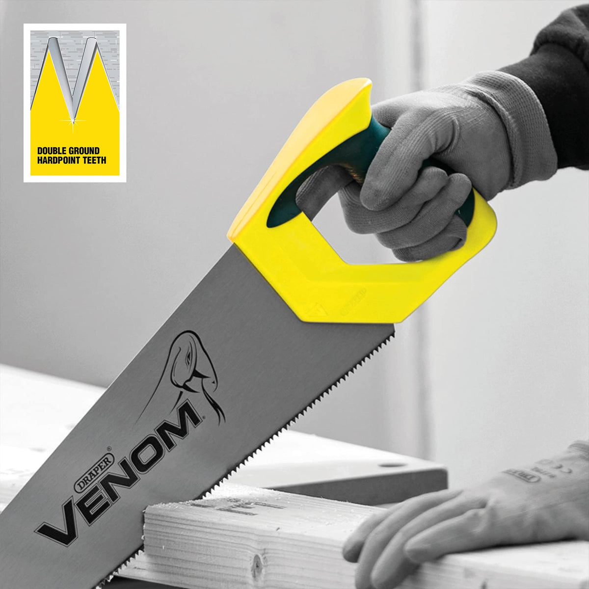 Draper Venom Second Fix Double Ground Handsaw