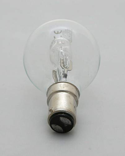 Status 18 W Small Bayonet Cap Halogen Round Bulb - Transparent