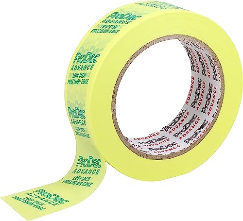 ProDec Advance 36mm (1.5 inch) x 50m + 50% FREE Low Tack Precision Edge Multi Surface Masking Tape, Razor Sharp Lines with No Paint Bleed, Indoor Painting & Decorating Compatible with All Paints, 1.5"