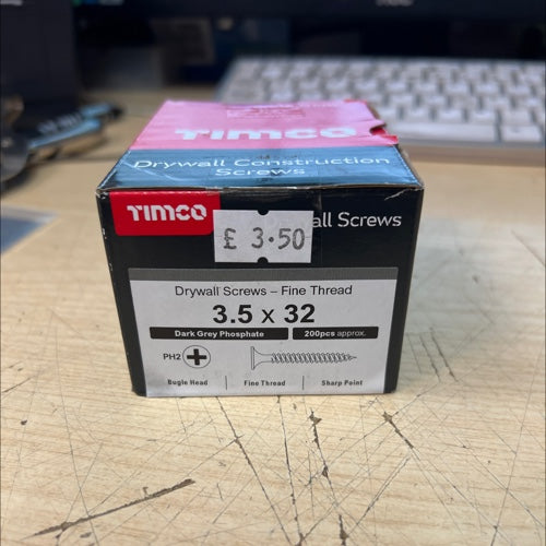 Timco dry wall screws 4.5 x 32