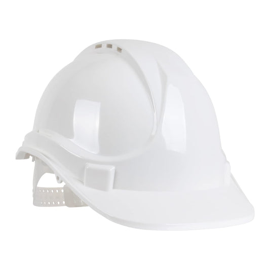 Blackrock White Hard Hat, Safety Helmet