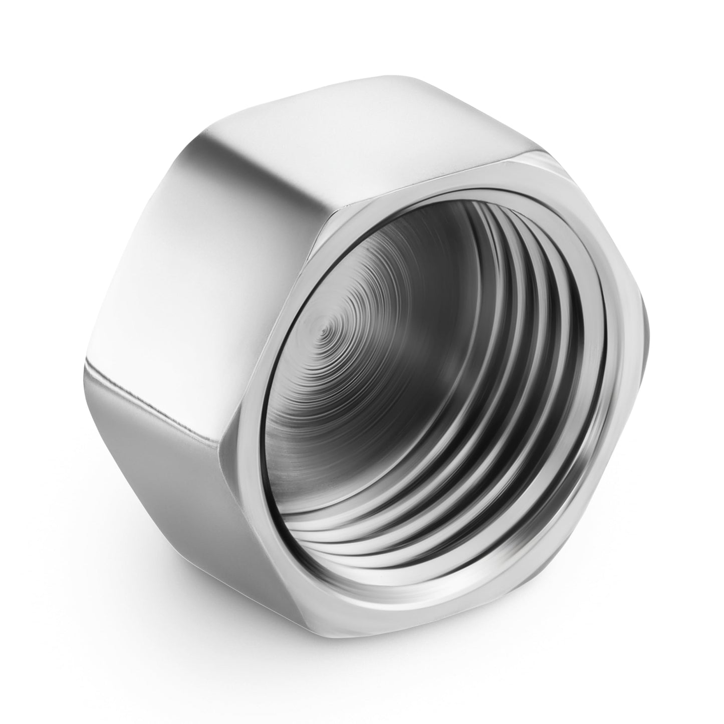 Pipe Tube Fittings Chrome Plug Stop End Cap Cover Ending Female 1/2"