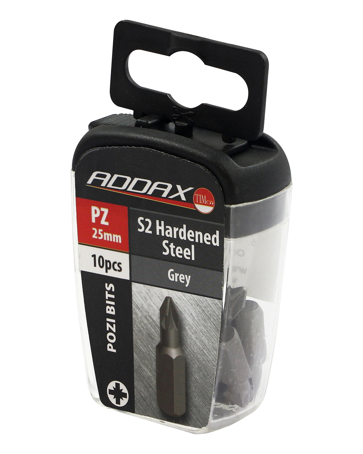 TIMCO Pozi Driver Bit S2 Grey - S2 Steel is Premium Quality Alloy Steel for Exceptional Strength and Durability Compared with Standard Chrome Vanadium Driver bits - No.1 x 25