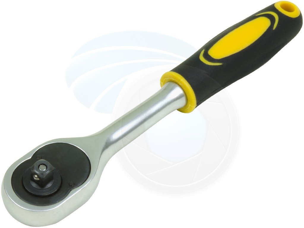 Tolsen Quick Release Reversible Socket Ratchet Wrench 1/4 Square Drive