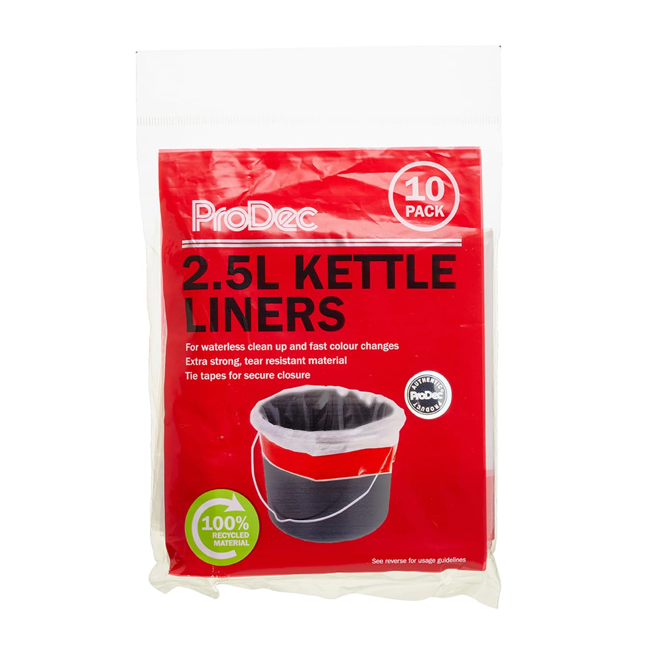 ProDec 1 litre 100% Recycled Plastic Paint Kettle for Decanting Paint