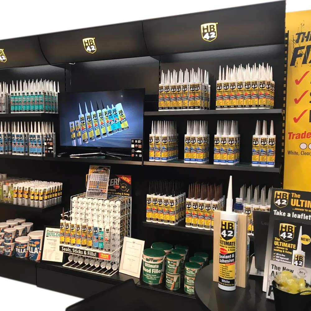 HB42 The New 'All-In One' Adhesive & Sealant - Black
