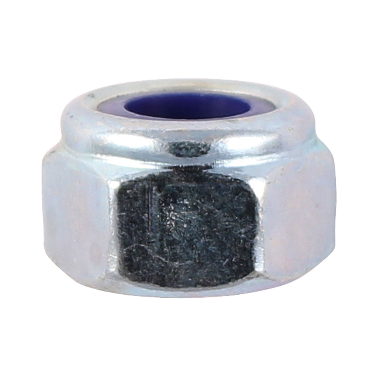 TIMco 10NPP DIN 982 BZP Nylon Nut - Silver (Box of 4)