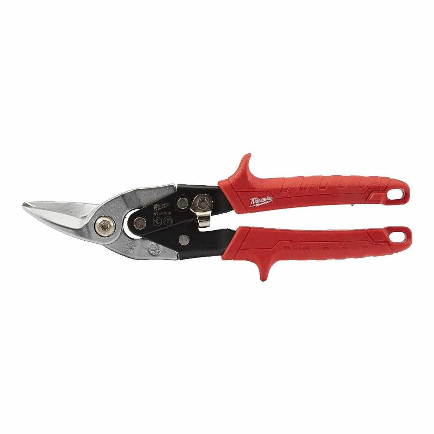 Milwaukee 48-22-4530 48224530 Metal Aviation Snips Straight Cut, Red