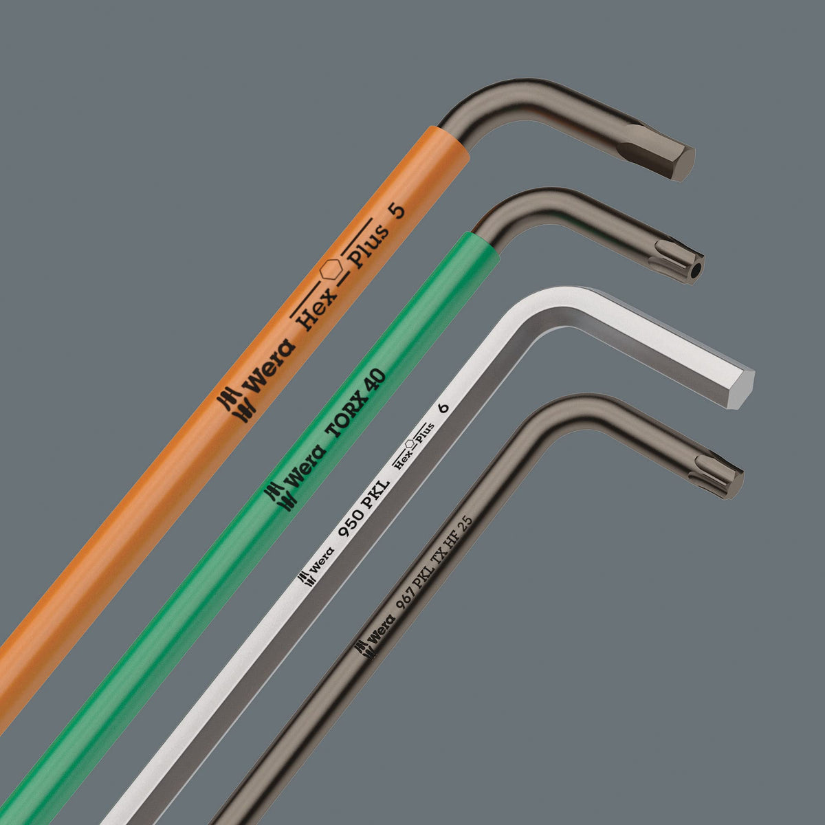 Wera 05073593001 950 SPKL/9 SM N Multicolour Allen Key Set
