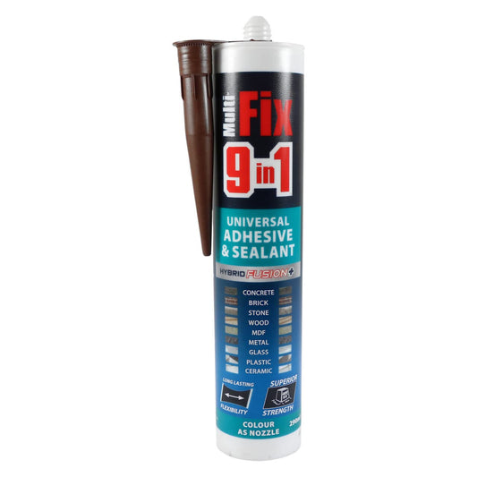 Multi-Fix 9 in 1 Universal Adhesive & Sealant - Brown 290ml