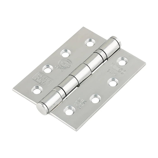 Timco Grade 13 Fire Door Hinges - Polished Stainless Steel 101 x 76 x 3