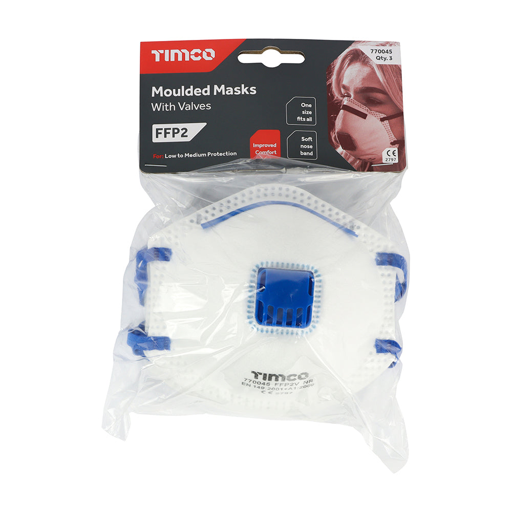 FFP2 Moulded Masks with Valve  770045