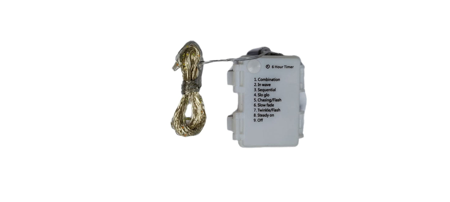 Premier 100 Micro Bright Multi Action Pin Wire Rainbow LED Lights