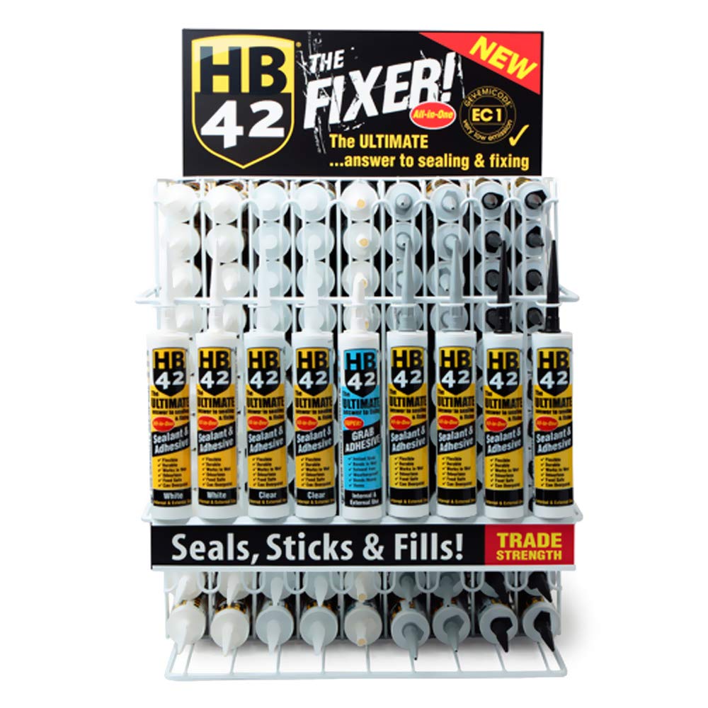 HB42 The New 'All-In One' Adhesive & Sealant - Black