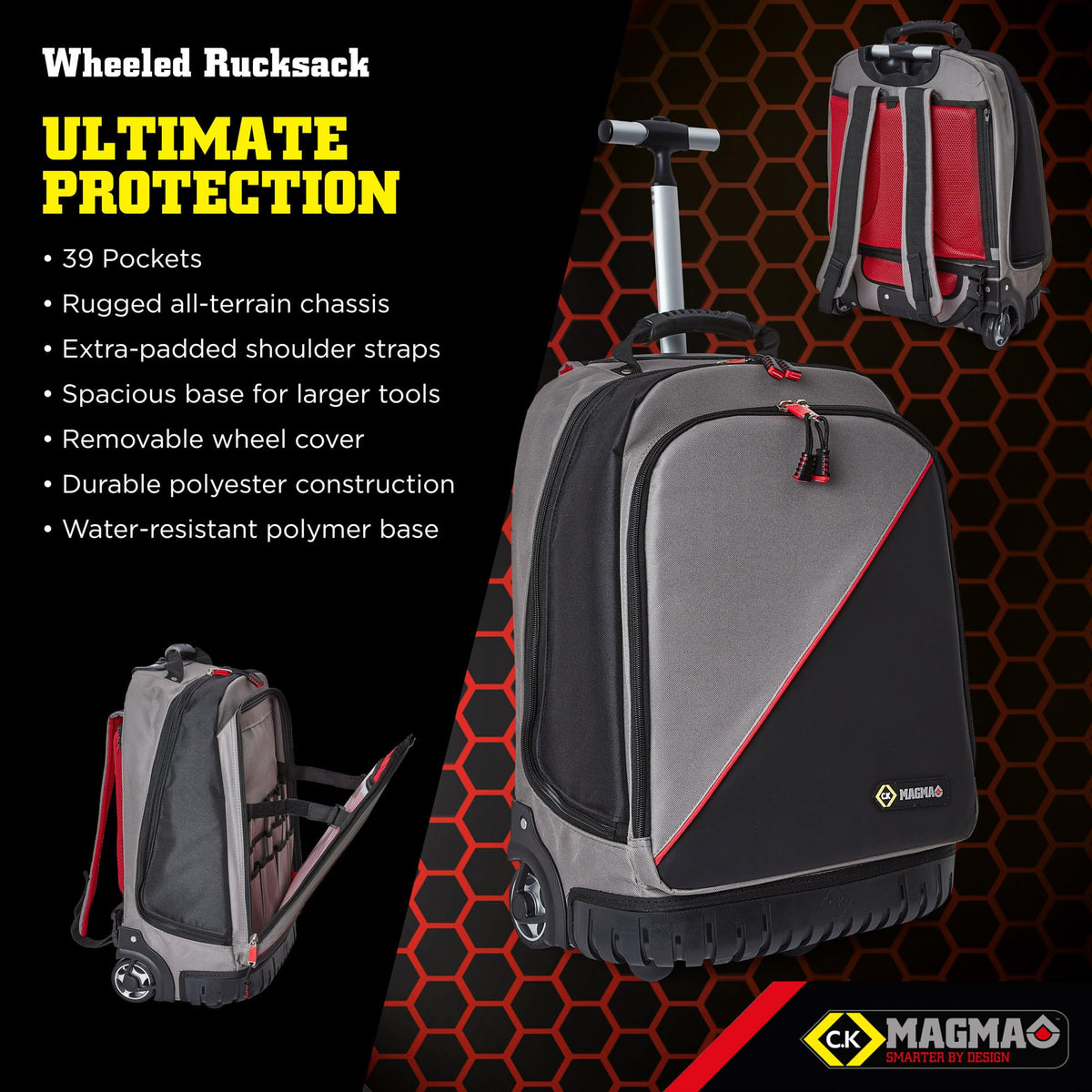 C.K Tool Bags with Wheels