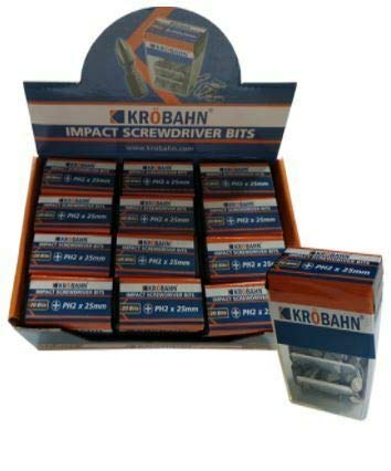 Krobahn Impact Screwdriver bits PH2 X 25MM
