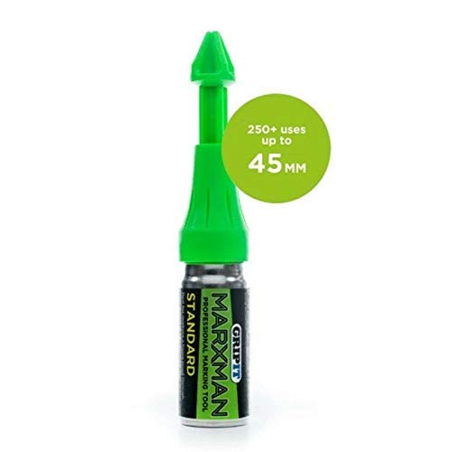 Marxman Green Standard x2 Chalk Black Deep x2 Marking Pen Hole Marking Tool Set