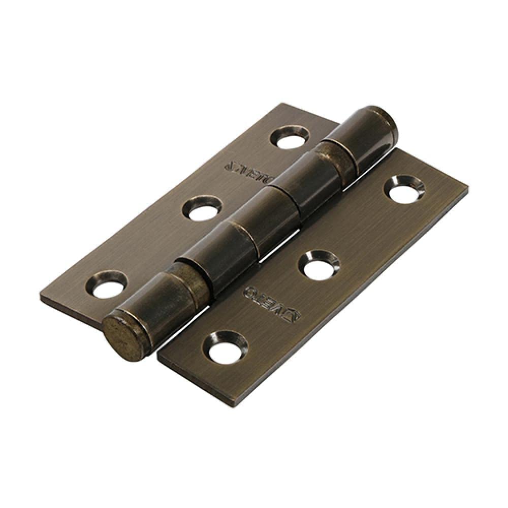 TIMCO Twin Ball Bearing Hinges Steel Antique Brass - 76 x 51