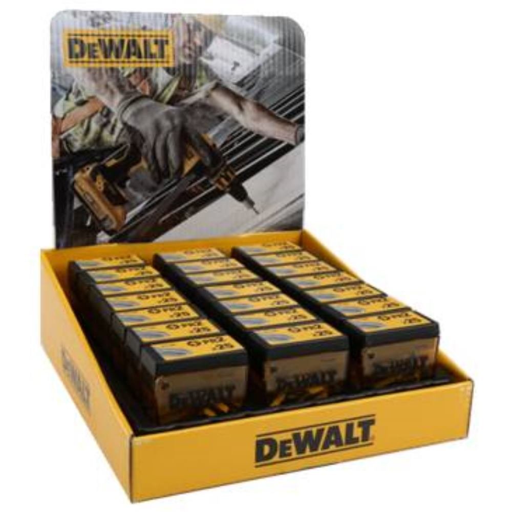 Dewalt DT71521-QZ DT71521-QZ-Juego 25 puntas Pz2 de, Yellow/Black, 25 mm, Set of 25 Pieces
