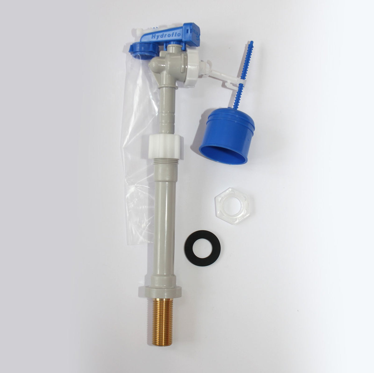 Thomas Dudley Hydroflo Bottom Entry Adjustable 1/2 inch 15mm Brass Inlet Float Valve 324302, Multi-Colour