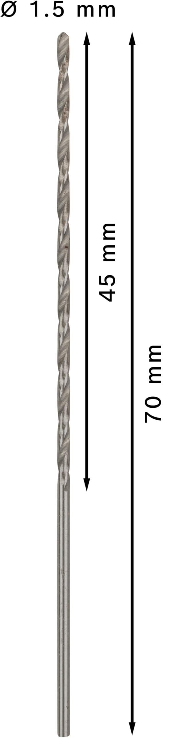 Bosch 5x PRO Metal HSS-G Twist Drill Bit Long Length