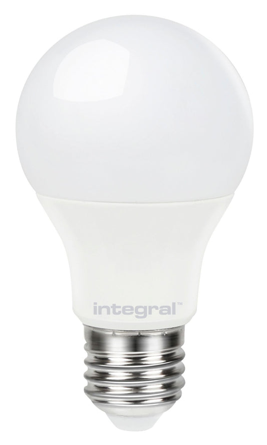 Integral LED GLS E27 806LM 9.5W EQ. to 60W 2700K DIMMABLE 80CRI 240° Frosted