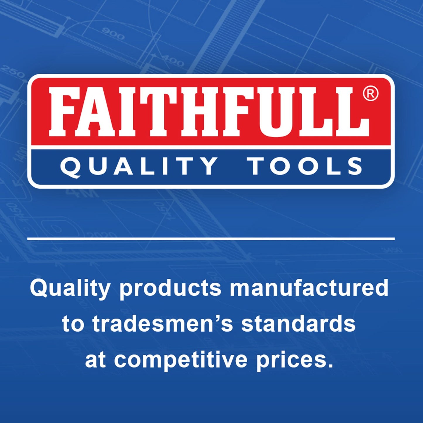 Faithfull FAIRB26 Oberfräsen-Bit, TC, zweischneidig, 1/4 Zoll, 12 mm, Rot/Silber