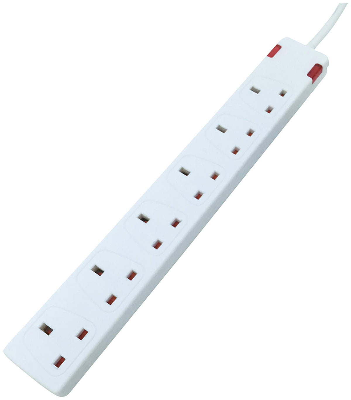 Eagle 6 Gang Extension Lead with Neon Indicator