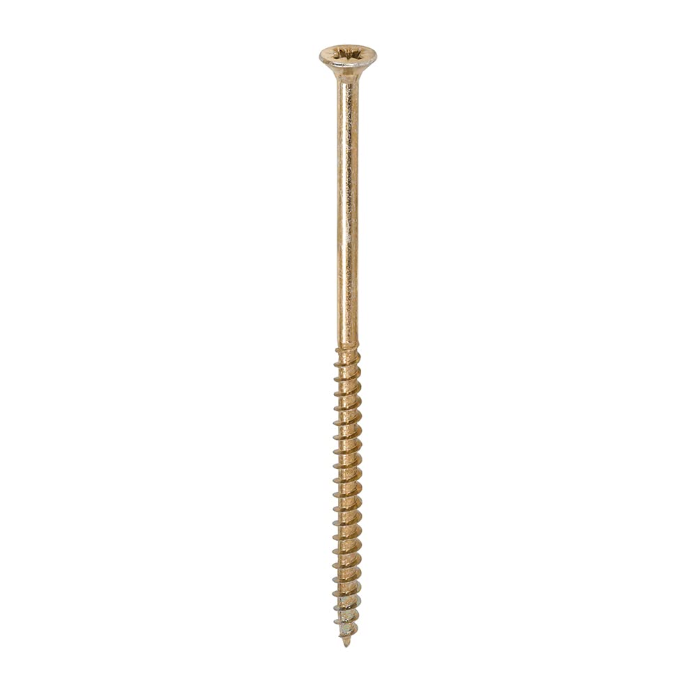TIMCO 35030SOLOC Solo Chipboard & Woodscrews-PZ-Double Countersunk-Gold-3.5 x 30-Box of 200, Yellow, 3.5 x 30mm, Set of 200 Pieces