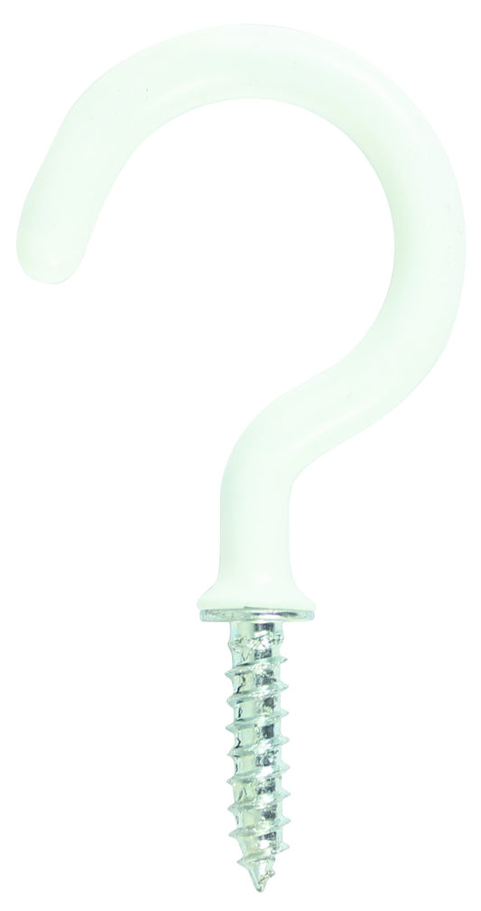 TIMCO Cup Hooks Round White - 25mm 25SHWP