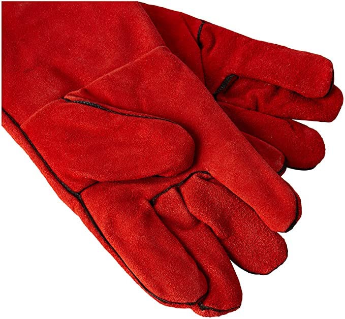 Silverline 282389 Welders Gauntlets,Red,330 mm