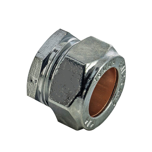 15mm Chrome Stop End