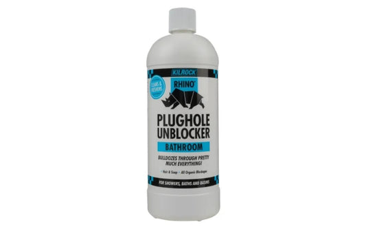 Handyfix Rhino Plughole Bathroom Heavy-Duty Drain Unblocker 1 Litre